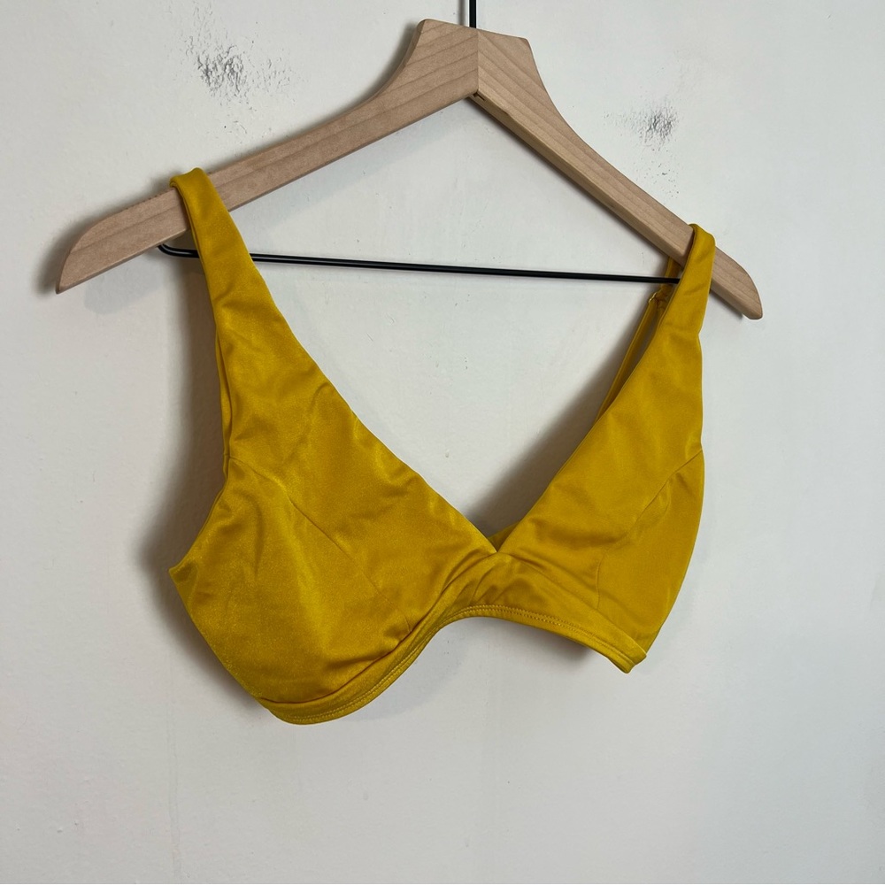 SOMMER SWIM- Dylan Top Hot Mustard Bikini Summer Swimming Pool Resort Ocean - Picture 4 of 7